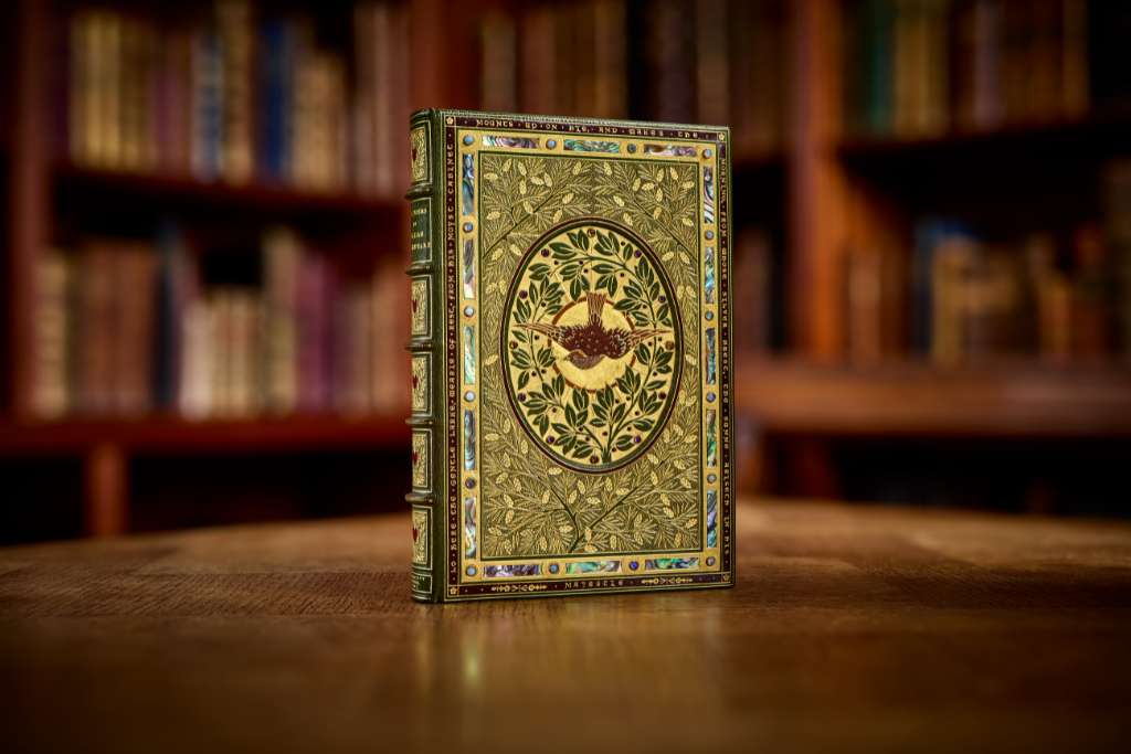 one of the rare books on display at tefaf