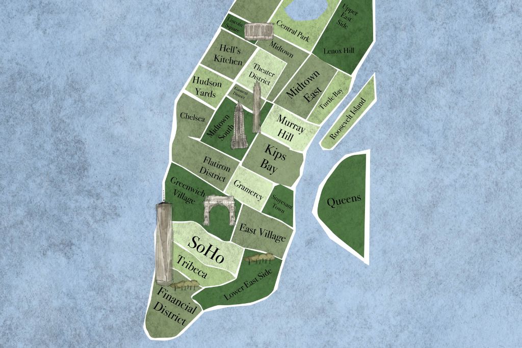 map of new york city neighborhoods