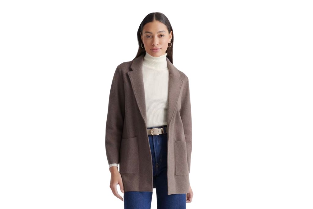 quince cashmere blazer 