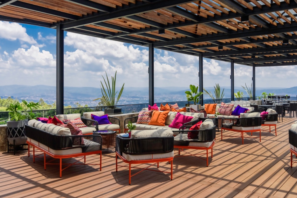 pinnacle kigali patio view
