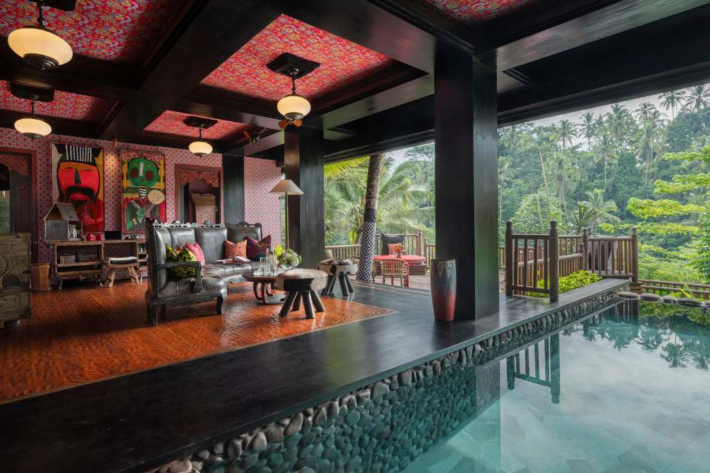 pool villa at capella ubud