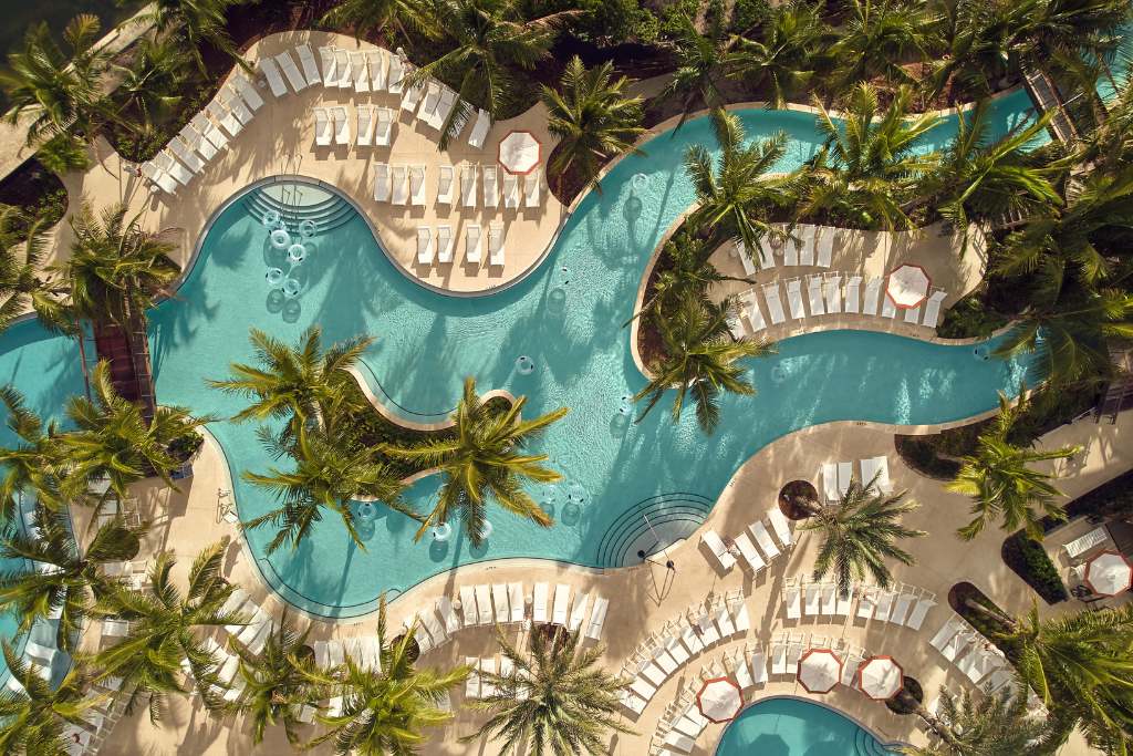 lazy river at the boca raton florida