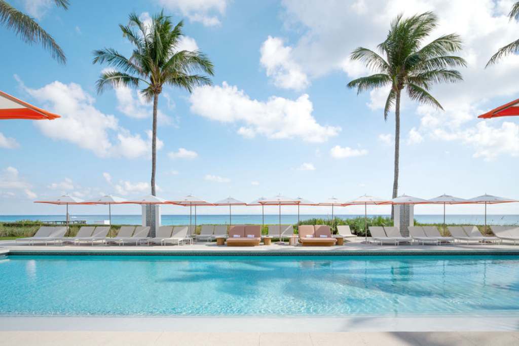 one of several pools at the boca raton florida