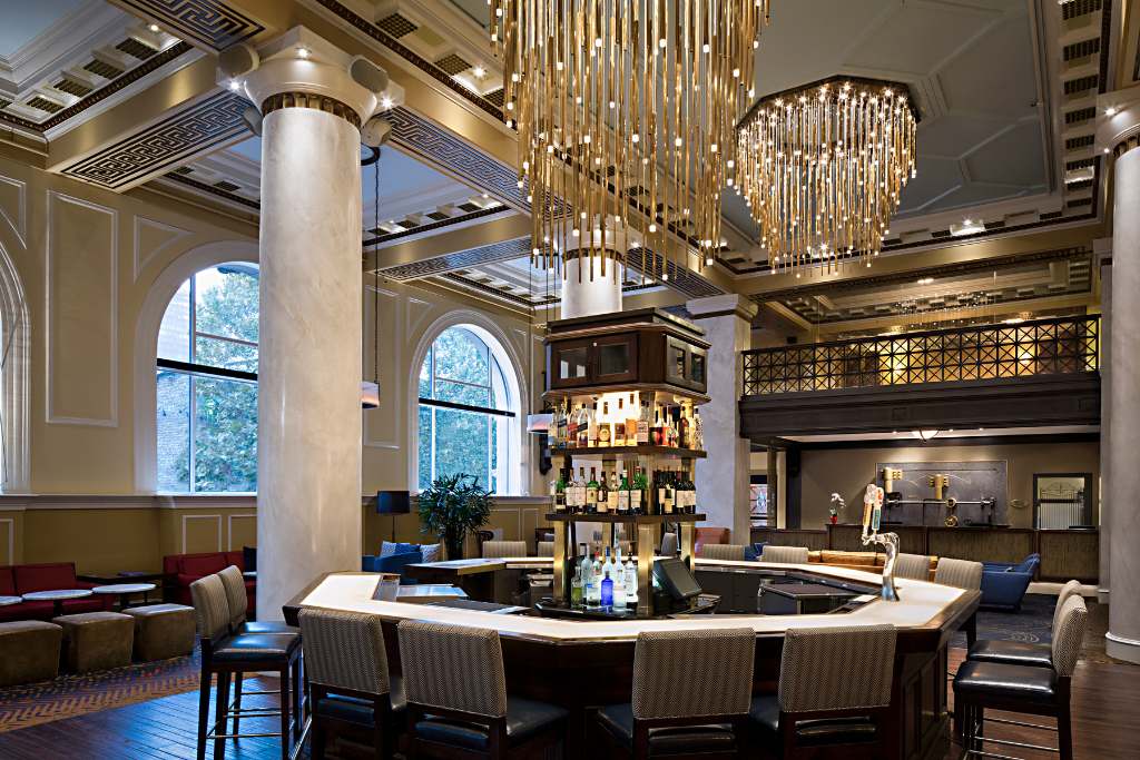 the bar at hotel icon, houston