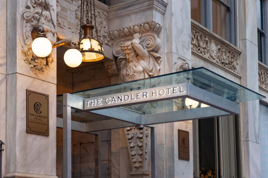 exterior of the candler hotel