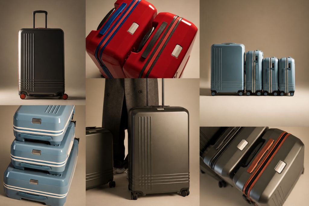 roam luggage collage