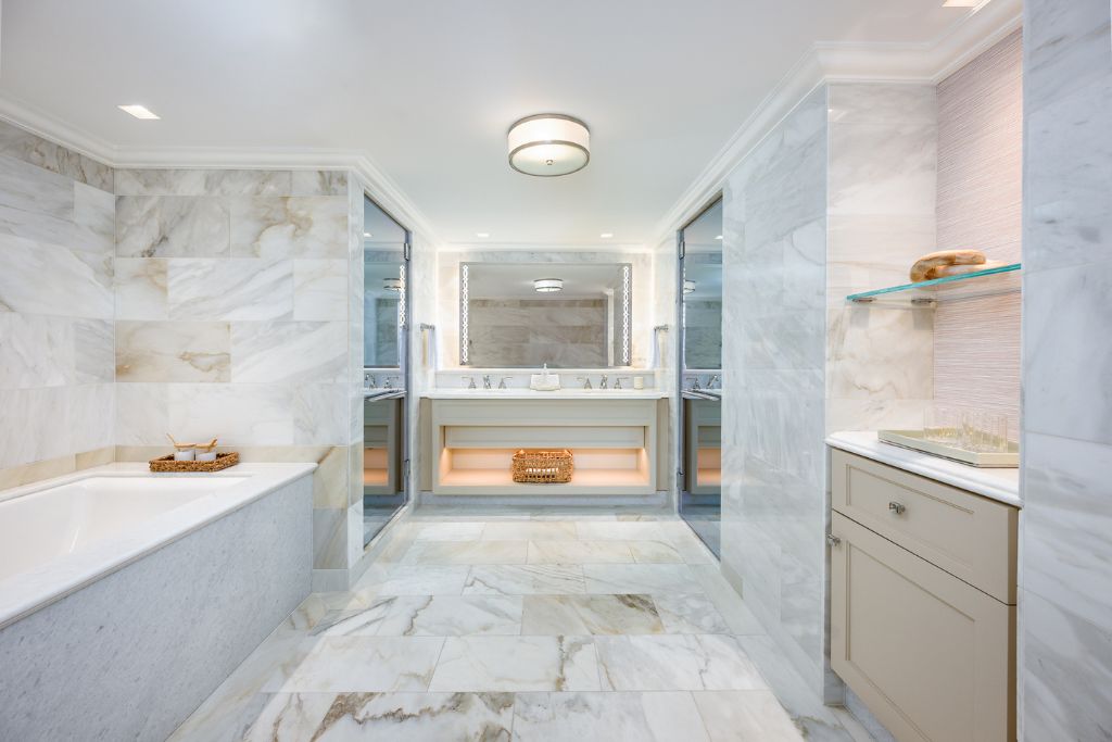 surf & sand laguna beach oceanfront suite bathroom