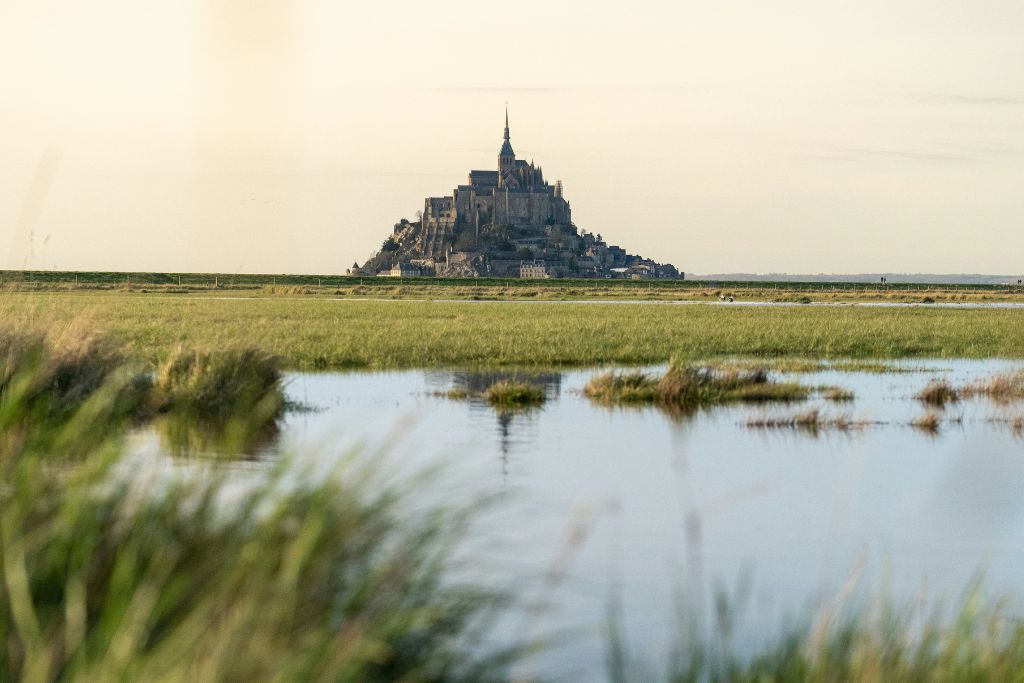 mont-st-michel in normandy france