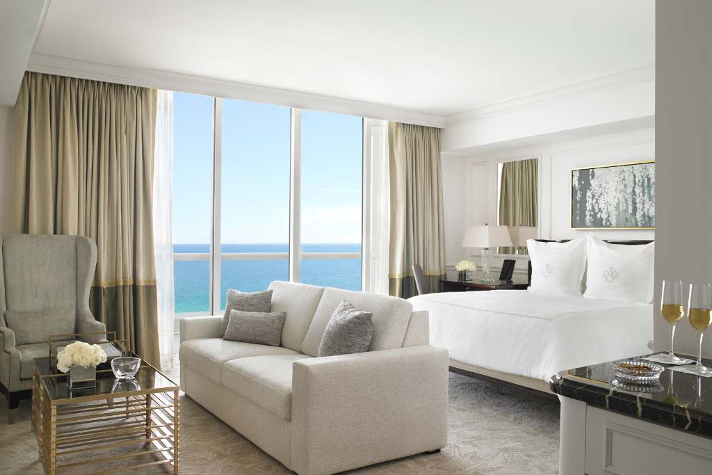 oceanview suite at acqualina resort & residences Florida