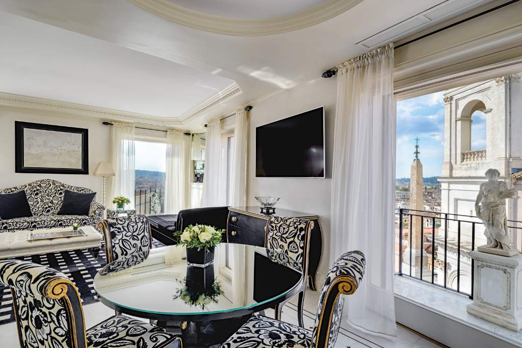 presidential suite at hotel hassler rome