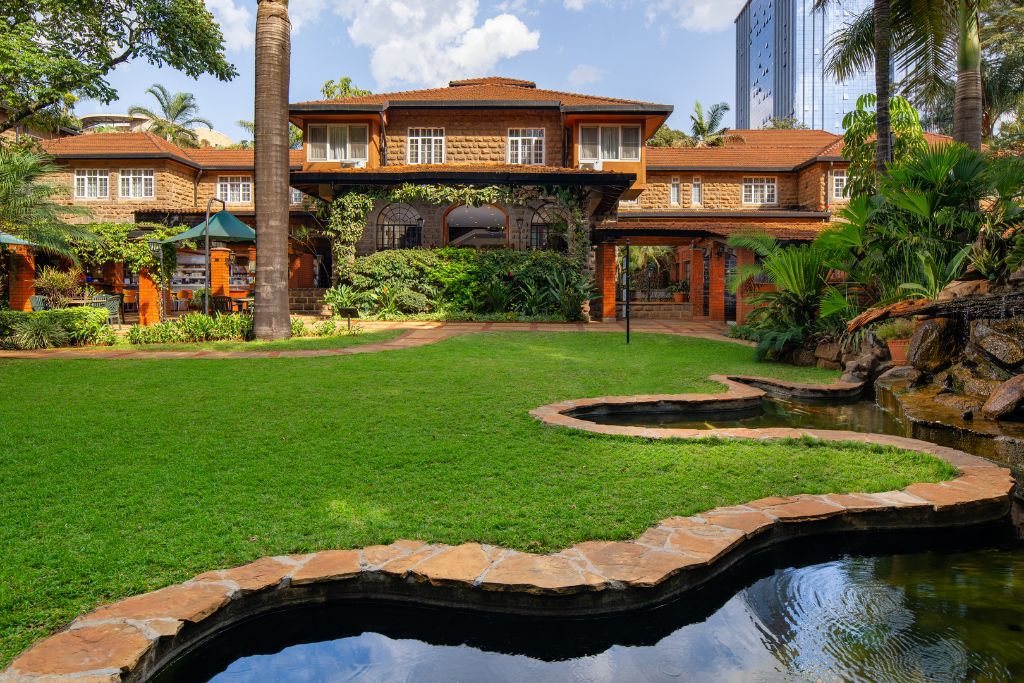 fairview nairobi exterior with pond