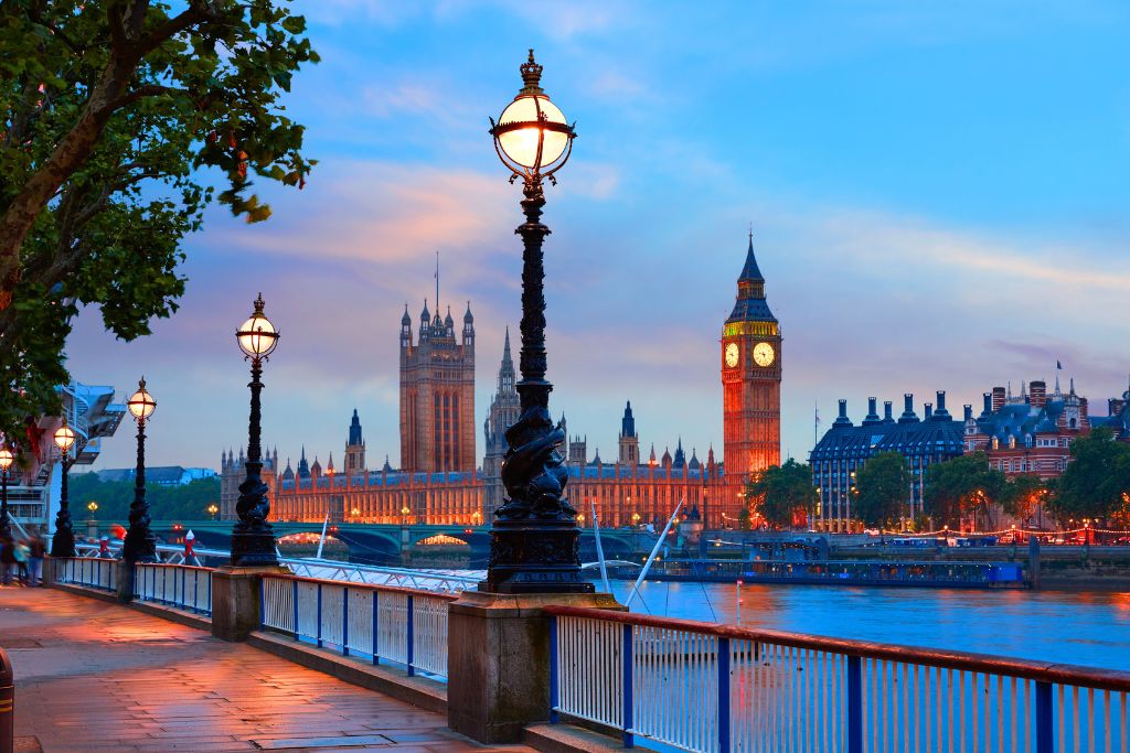 thames in south bank, london