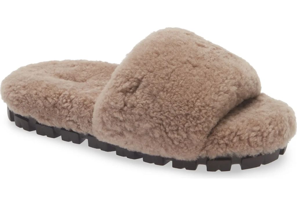 UGG Cozetta Curly Genuine Shearling Slide Slippers