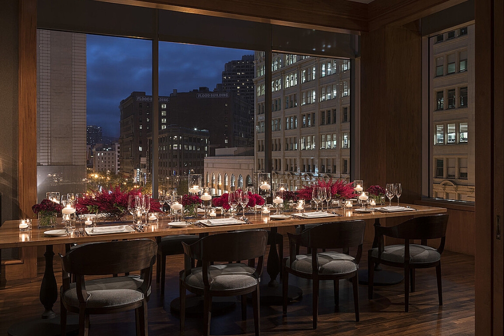 private dining experience at four seasons hotel san francisco