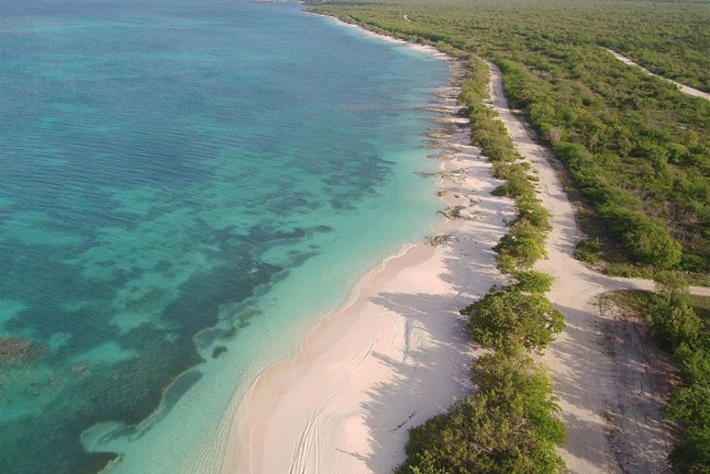 coral bay barbuda beach