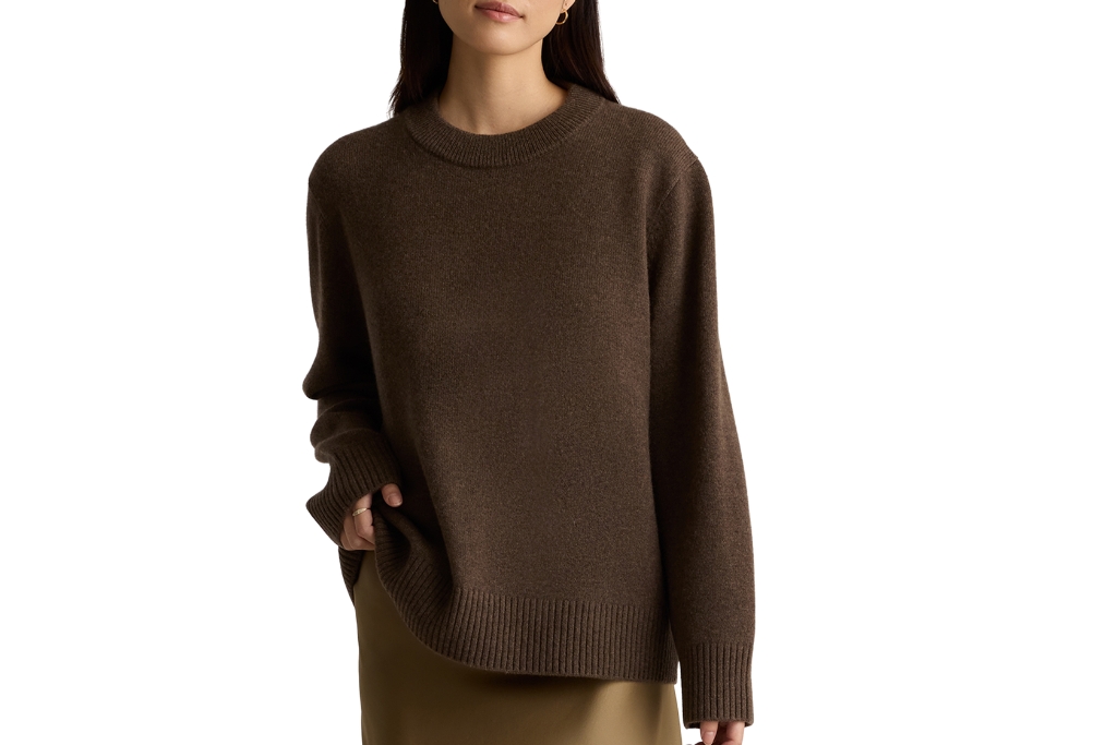 mongolian oversized sweater cashmere quince