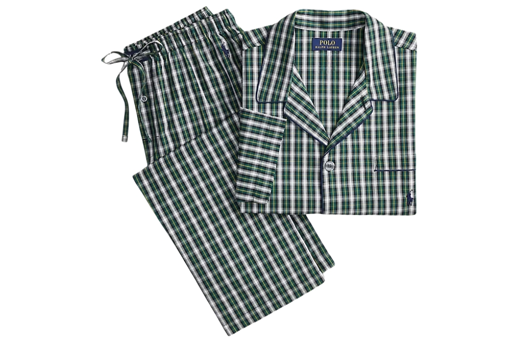 polo ralph lauren plaid pajama set mens